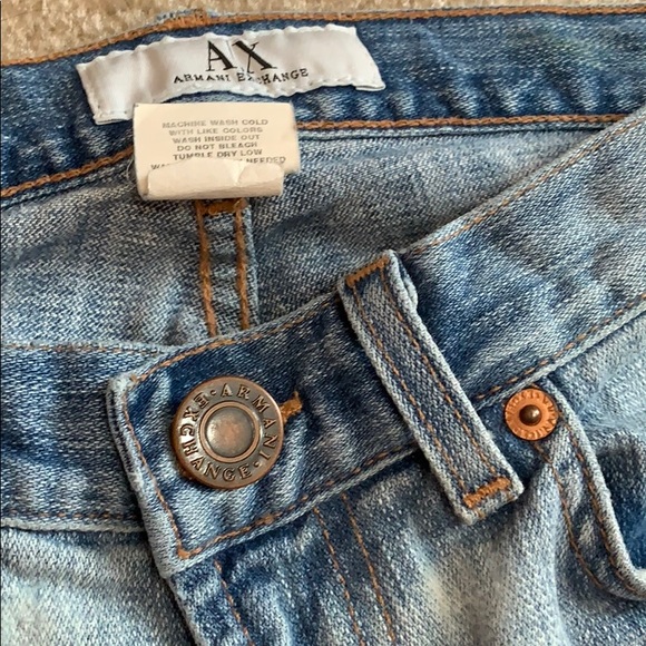 Armani Exchange Helix Light Stone Wash Jeans - Picture 3 of 8